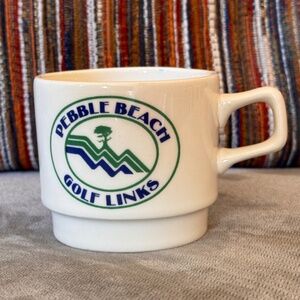 Vintage Pebble Beach Golf Links Mug Cup